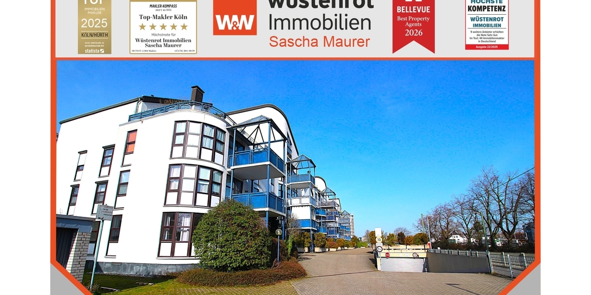 Bezugsfrei! Barrierefrei! Frisch renoviert! Top 2 Zimmer ETW mit Aufzug, Terrasse, und TG-Stellplatz - Etagenwohnung Sankt Augustin | Angebot:26905800