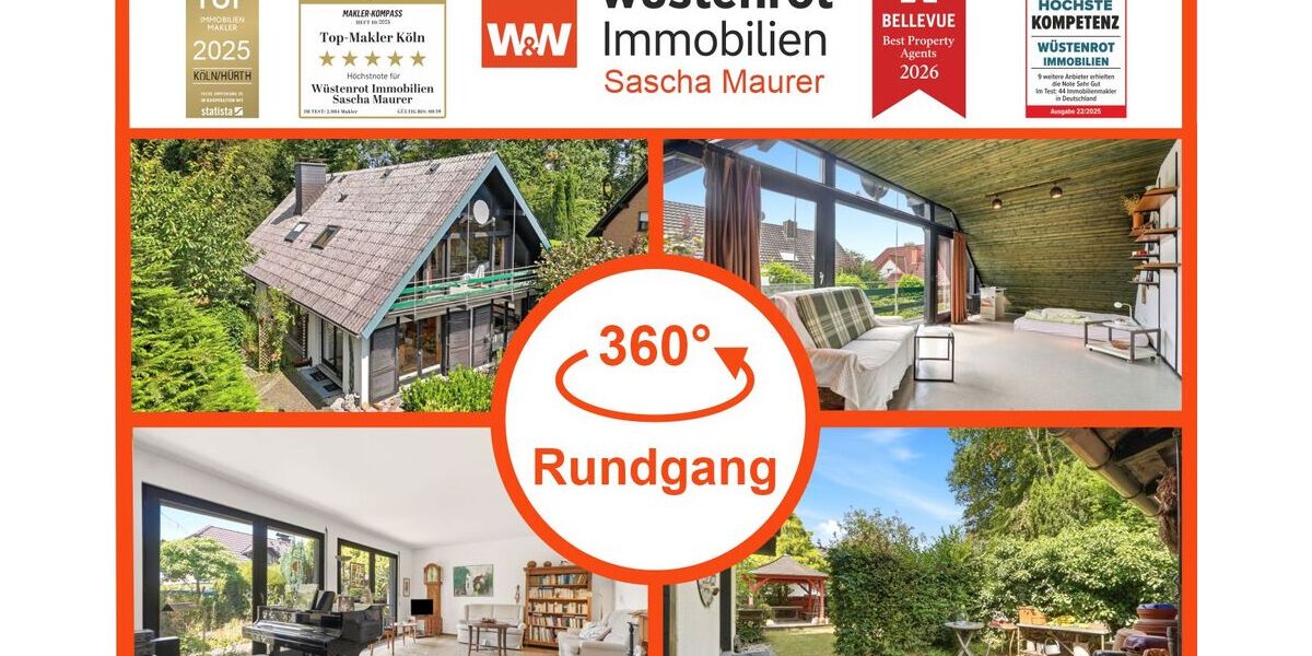 Idylle in Lohmar - Freistehendes Einfamilienhaus mit besonderer Architektur und lichtdurchfluteten Räumlichkeiten! - Einfamilienhaus Lohmar | Angebot:27107864