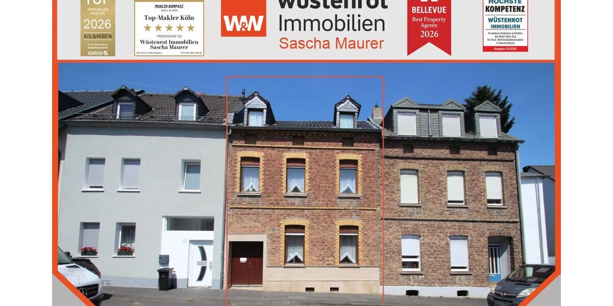Mit 3D: Altbaujuwel mit Geschichte und großem Potenzial – ca. 160 m² Wohnfläche in Bonn-Lannesdorf - Reihenhaus Bonn Lannesdorf | Angebot:27142599